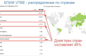 БПИФ VTBE - страны пропорции