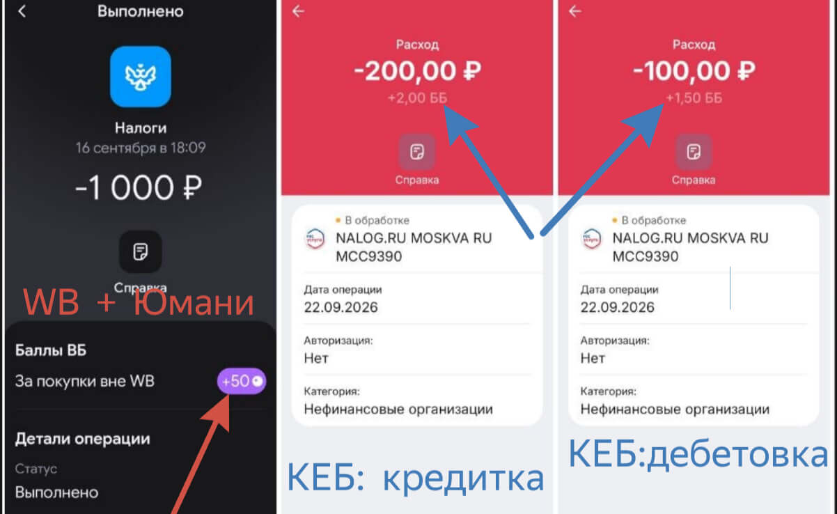 Кэшбэк за налоги