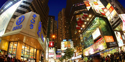 Causeway Bay - гонконг самые дорогие улицы в мире