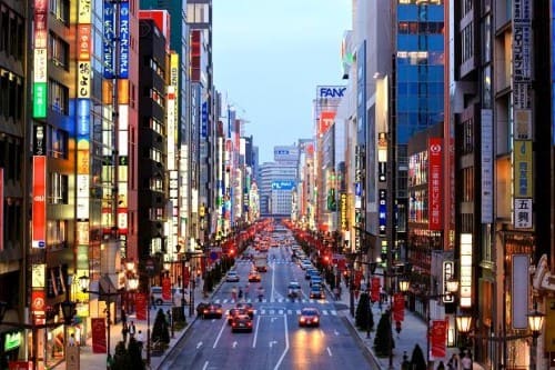 Ginza япония - самые дорогие улицы в мире